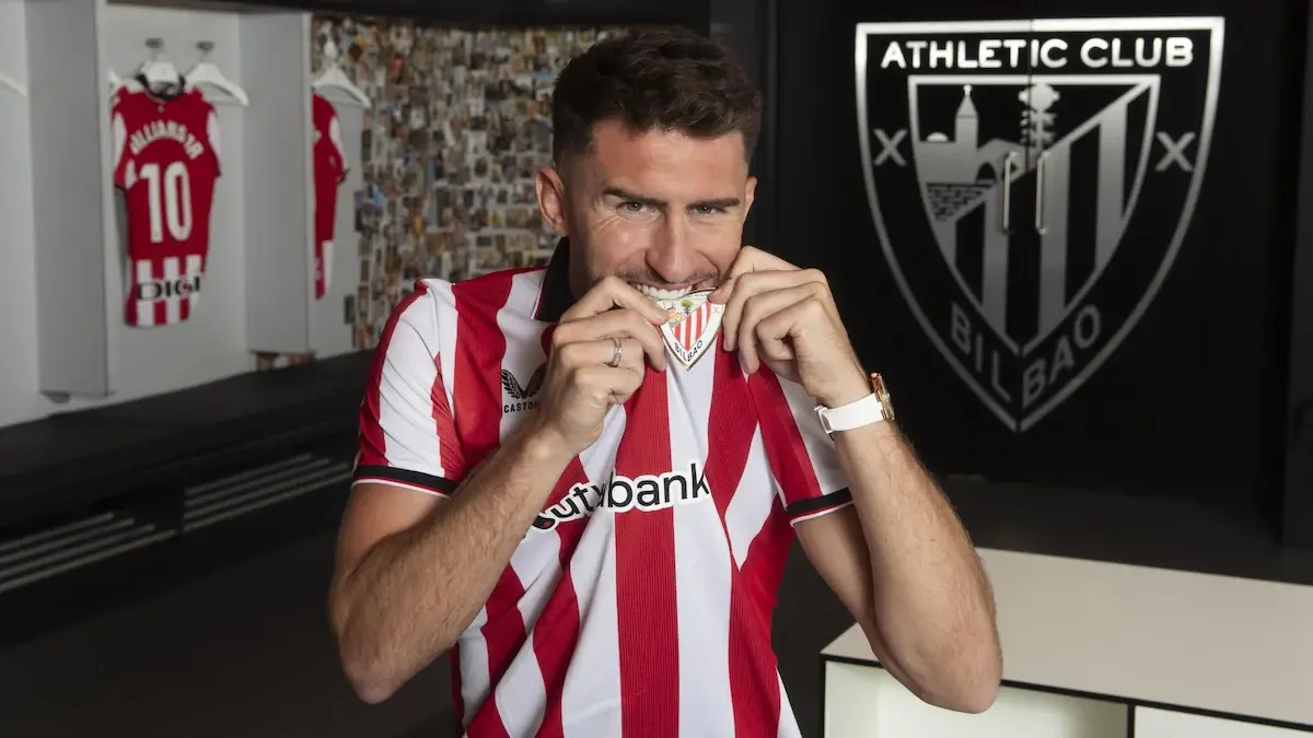 img of Aymeric Laporte vuelve al Athletic Bilbao tras su paso por Arabia Saudita
